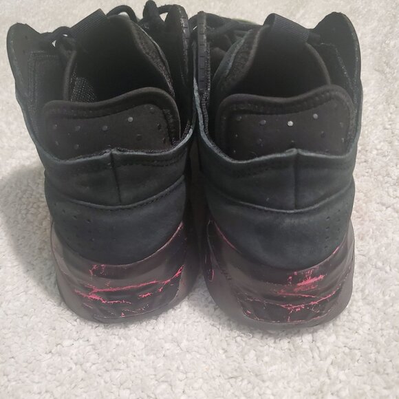 Adidas Streetball J Core mens sneakers size 9 basketball black Lace-up EF9606 - Picture 13 of 16